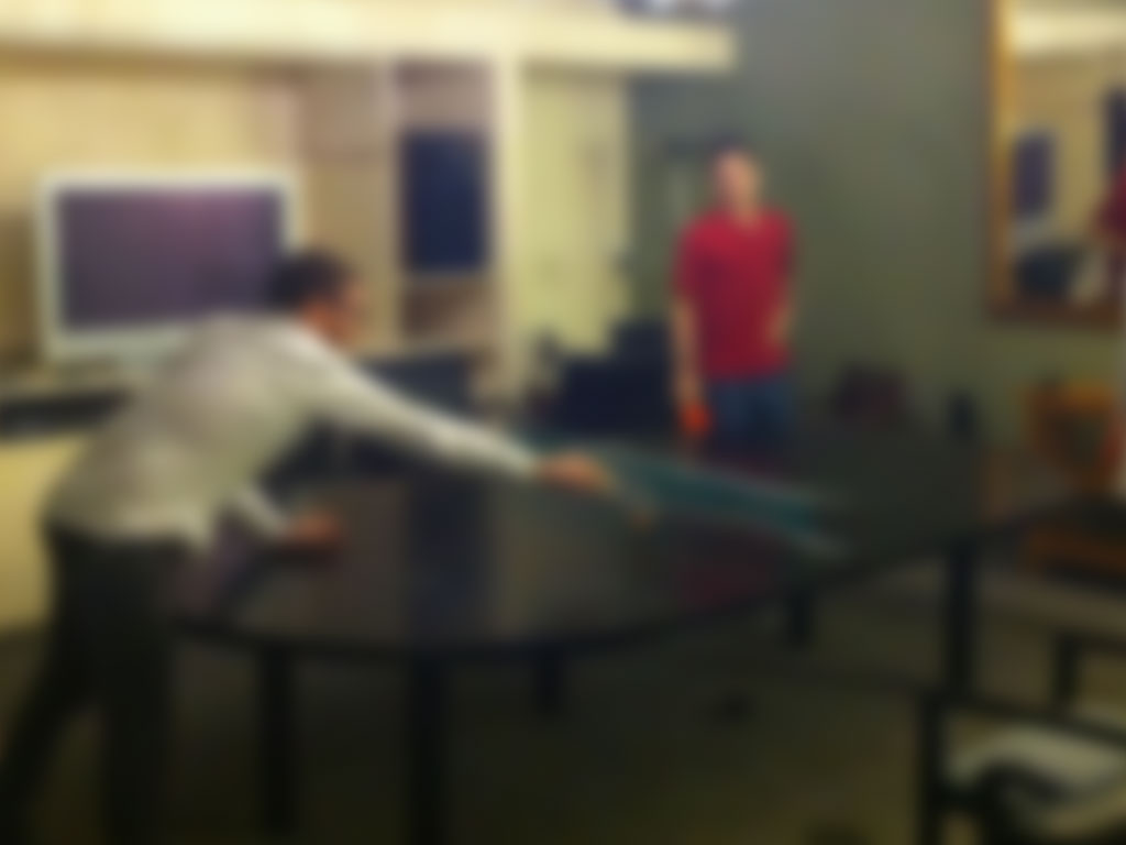 playing pingpong